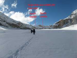 gupt khal pass east side bankund glacier