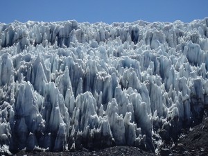 The penitente glacier East Marmolejo