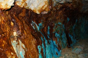 Deposits of copper